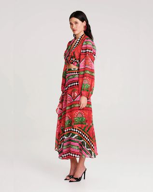 Peace And Chaos - Pina-Colada Wrap Blouse