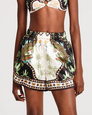 Peace And Chaos - Reptile Shorts - Silky
