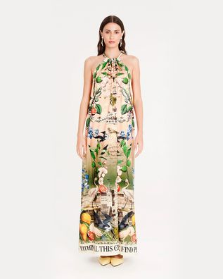 Peace And Chaos - Citrus Long Dress