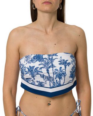 Mc2 Saint Barth - Rio-Foulard Bandeaux Bikini Top