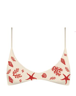 Mc2 Saint Barth - Paloma-Deep Scoop Bralette Top With Back Clasp Fastening