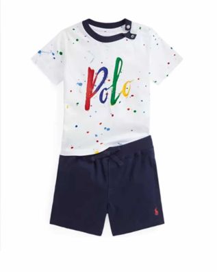 Βρεφικό Set Μπλούζα και Σορτς Polo Ralph Lauren - 5001