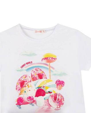 Παιδική Κοντομάνικη Μπλούζα Billieblush - 5986