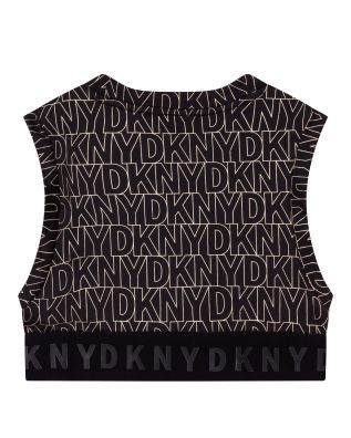Παιδική Αμάνικη Crop Μπλούζα DKNY - 5S25 J