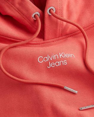 Ανδρικό Φούτερ με Κουκούλα Calvin Klein - Stacked Logo