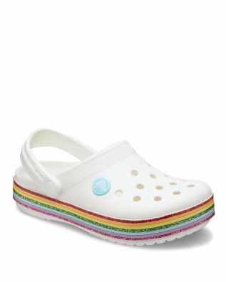 Crocs - Crocband Rainbow Glitter Clogs \