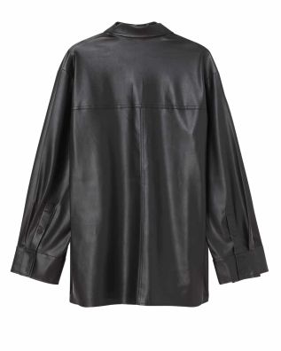 Calvin Klein - Faux Leather Overshirt 