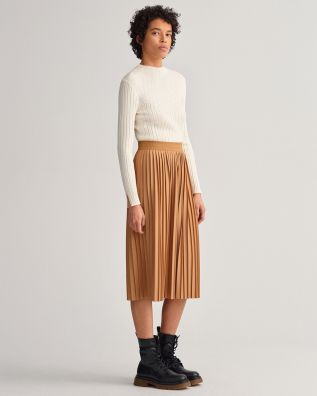 Gant - Pleated Jersey Skirt  