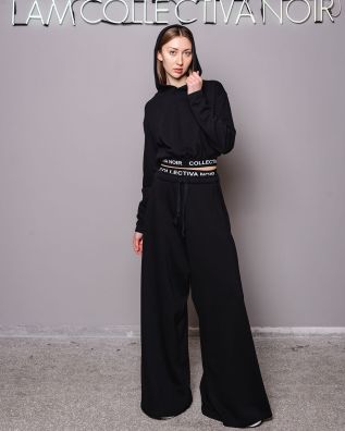 Γυναικείο Παντελόνι με Ελαστική Μέση Collectiva Noir - Addisson W