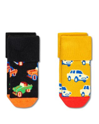 Βρεφικές Κάλτσες Happy Socks 2 Ζευγάρια - Kids Car Terry