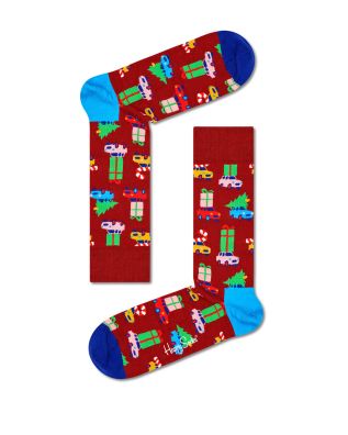 Unisex Set Δώρου Κάλτσες Happy Socks 4 Ζευγάρια - Holiday Vibes