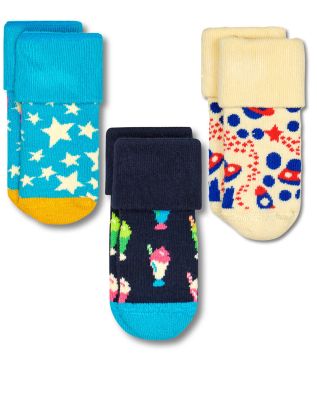 Happy Socks - 3-Pack Kids Fun Times Terry Socks Gift Set 
