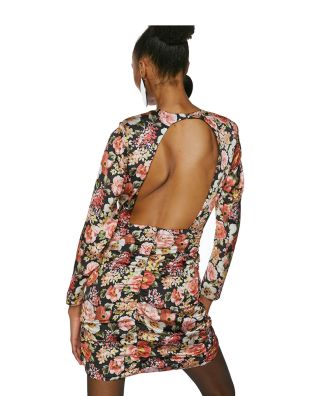 Γυναικείο Φόρεμα με Ανοιχτή Πλάτη Spell - 3090 Floral