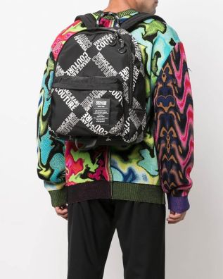 Versace Jeans Couture - Range Logo Check Backpack - Sketch 1  