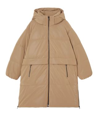 Calvin Klein - Faux Suede Oversized Puffer 