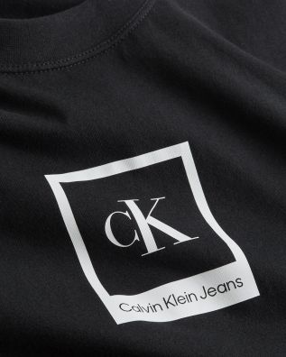 Ανδρική Κοντομάνικη Μπλούζα Calvin Klein - Small Palaroid Center Box