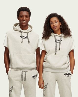 Scotch & Soda - Bugs Bunny Sleeveless Hoodie With Placement Embroidery 