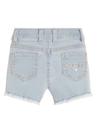 Guess - Denim Shorts W/Emby Letters  