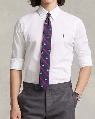 Men Shirt Polo Ralph Lauren Cubdppcs-Long Sleeve-Sport Shirt 710867364002 100 white