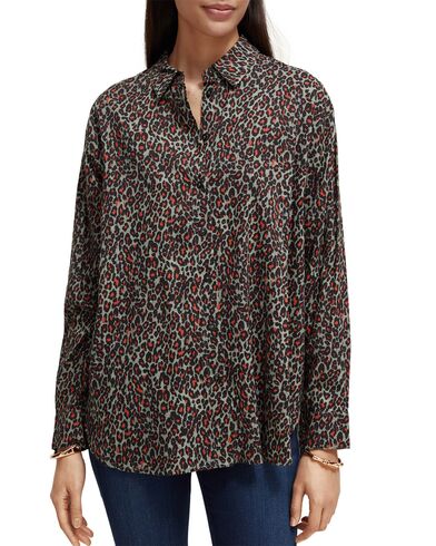 Γυναικείο Πουκάμισο Scotch &amp; Soda - Oversized With Print