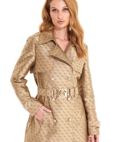 Guess - Diletta Belted Logo Trench 