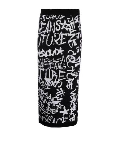 Versace Jeans Couture - 75Haem26Cm27N 75Dpm40 Wo Jacq Graffiti F7 Skirt