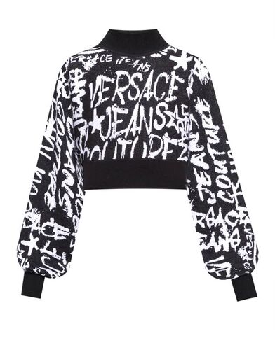 Versace Jeans Couture - 75Hafm25Cm27N 75Dpm06 Wo Jacq Graffiti F7 Sweater