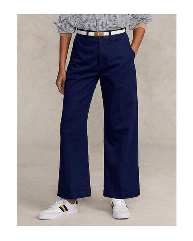 Polo Ralph Lauren - Wd Lg 8004 Chno-Cropped-Flat Front Trousers 