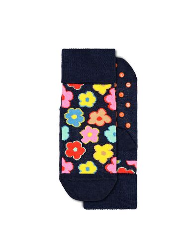 Παιδικές Κάλτσες Happy Socks 2 Ζευγάρια - Antislip Fox & Flower