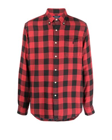 Men Shirt Polo Ralph Lauren Cubdpppks-Long Sleeve-Sport Shirt 710922250003 999 multi 