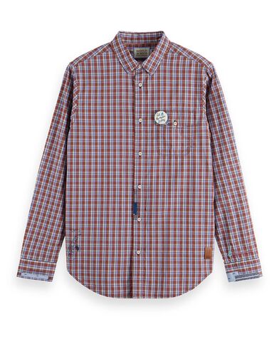 Ανδρικό Μακρυμάνικο Πουκάμισο Scotch & Soda - Check Mix