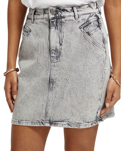 Γυναικεία Τζιν Mini Φούστα Scotch & Soda - Constructed — Number One