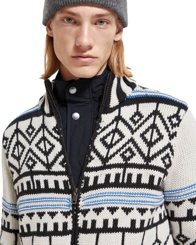 Ανδρική Ζακέτα Jacket Scotch & Soda - Chunky Zip-Thru