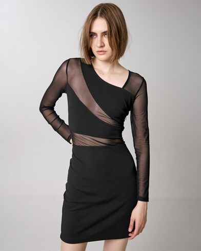 Spell - 3054 Midi Dress With Mesh Details