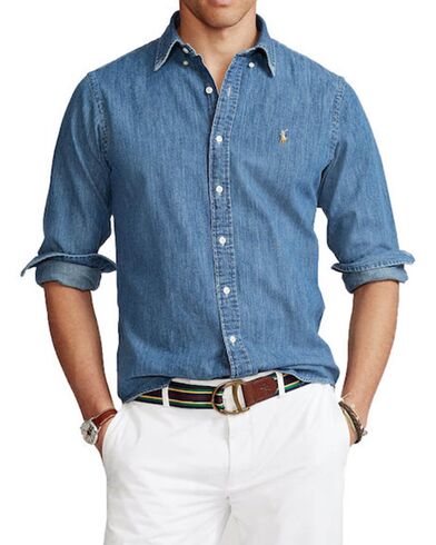 Ανδρικό Μακρυμάνικο Πουκάμισο Polo Ralph Lauren - Cubdppcs 710792043001