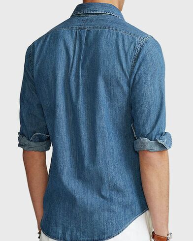 Ανδρικό Μακρυμάνικο Πουκάμισο Polo Ralph Lauren - Cubdppcs 710792043001