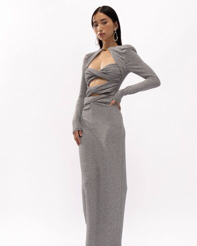 Γυναικείο Maxi Φόρεμα Mallory The label - Python