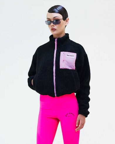 Γυναικείο Sherpa Jacket Juicy Couture - Tiffany Crop