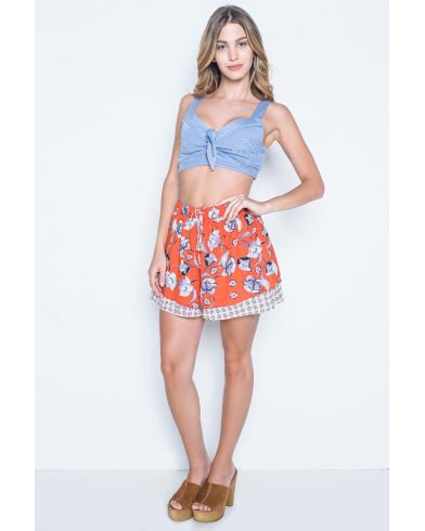 Minkpink - Floating In The Tropics Woven Shorts 
