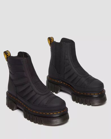 Γυναικεία Μποτάκια Dr Martens - Audrick Chelsea QLTD Rubberised Leather & Warm Quilted