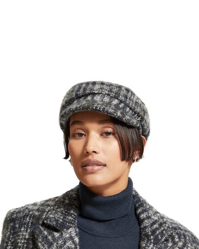 Scotch &amp; Soda - Baker Boy Blu Check Hat