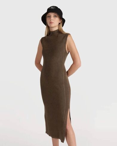 Calvin Klein - Washed Long Sweater Dress
