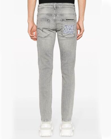 Men Pant Versace Jeans Couture 75Up508 C Skinny Dundee Ric.Vjc G 75GAB5D2CDW63 915 denim grigio 