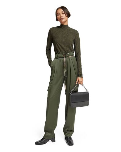 Γυναικεία Μακρυμάνικη Μπλούζα Scotch &amp; Soda - All Over Printed Mockneck