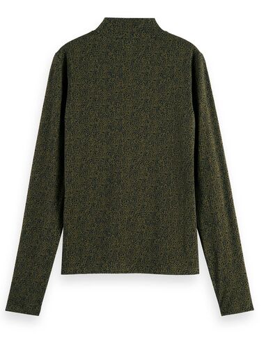 Γυναικεία Μακρυμάνικη Μπλούζα Scotch &amp; Soda - All Over Printed Mockneck