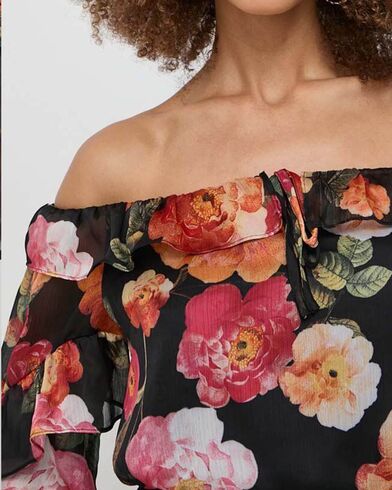 Guess - Off Shldr Shani Ruffle Top 