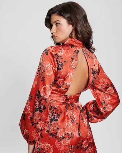 Γυναικείο Φόρεμα Guess - Ls Jessica Mock Nk Romper