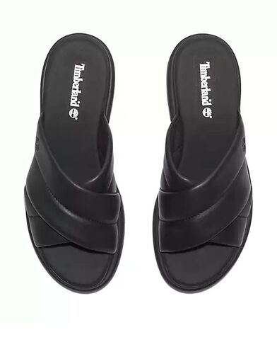 Women Sandals Timberland London Vibe Slide Full Grain TB0A63QZW021 001 black  