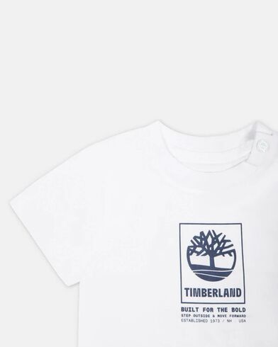 Βρεφική Κοντομάνικη Μπλούζα Timberland - 0100 B