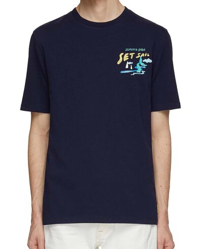 Ανδρική Κοντομάνικη Μπλούζα Scotch &amp; Soda - Front Back Sailor Artwork